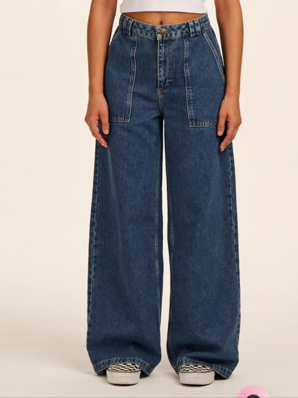 Lucy & Yak Delores Wide Leg Jeans Organic Cotton